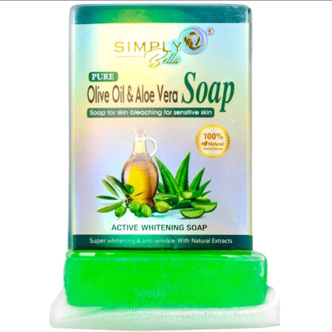 Simply Bella Olive Oil and Aloe Vera Face Soap (4.16 oz)