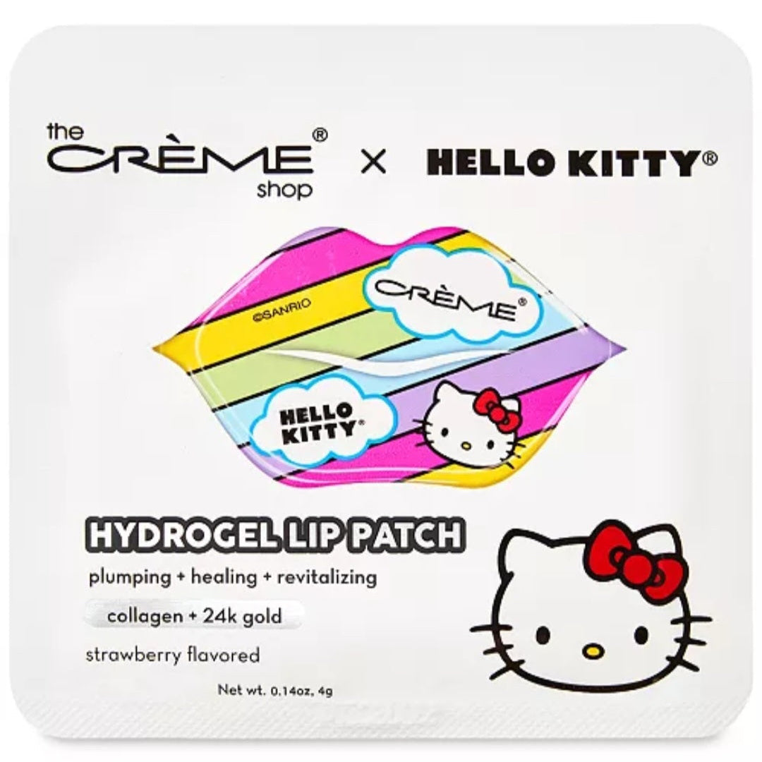 The Creme Hello Kitty Hydrogel Lip Patch with Collagen + 24k Gold