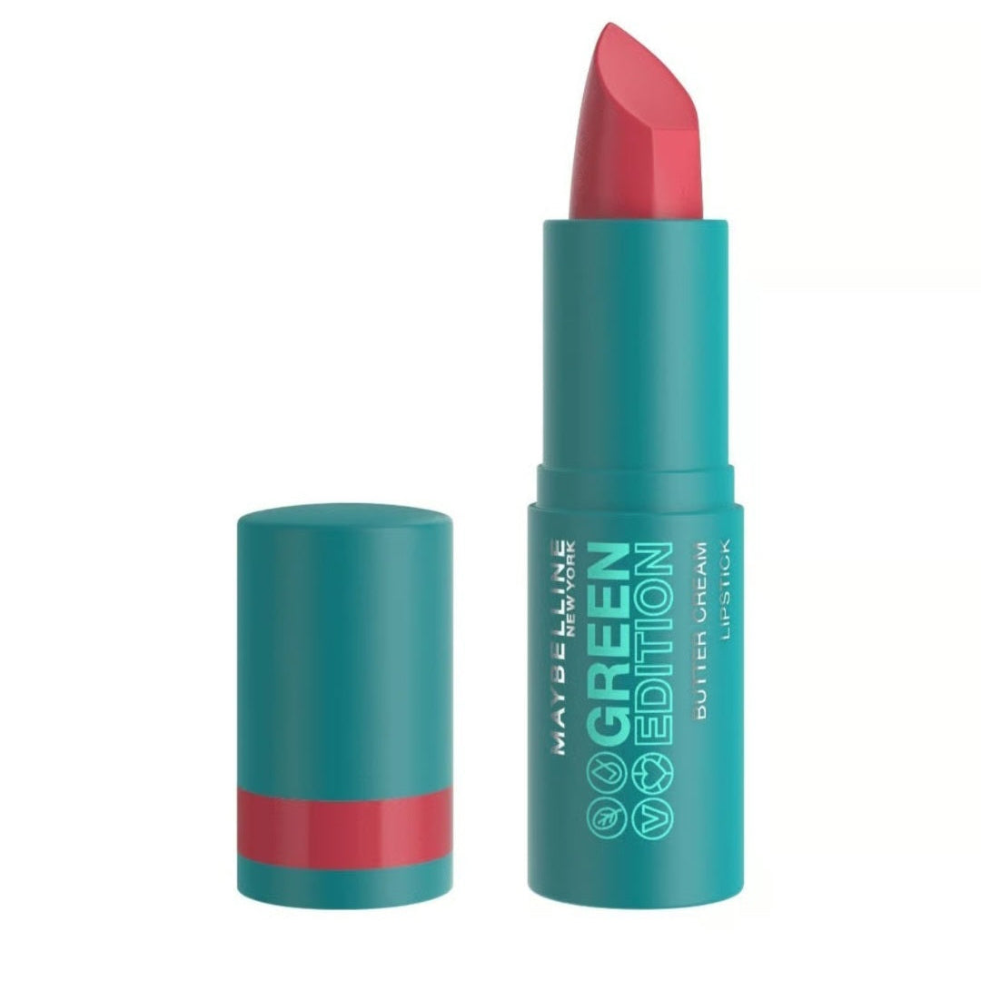 Maybelline Green Edition Butter Cream High-Pigment Lipstick
