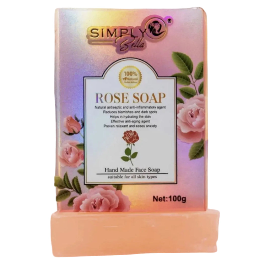 Simply Bella Rose Facial Soap (100g/3.5 oz)