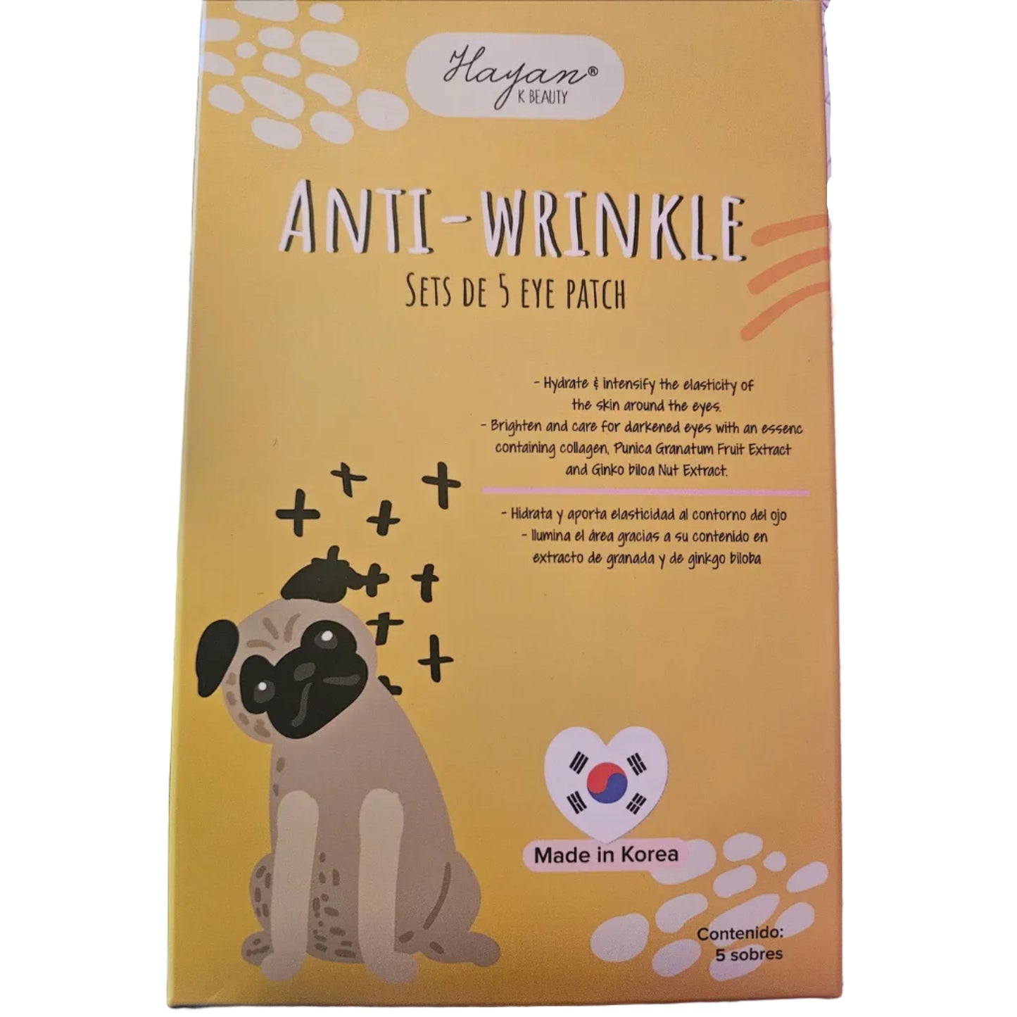 Hayan Anti-Wrinkle Eye Patches - 5 Sets