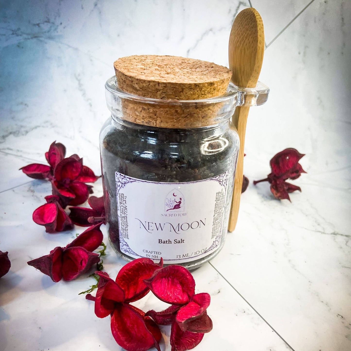 Sacred Lore - New Moon Bath Soak - Bath Salt (8 oz)