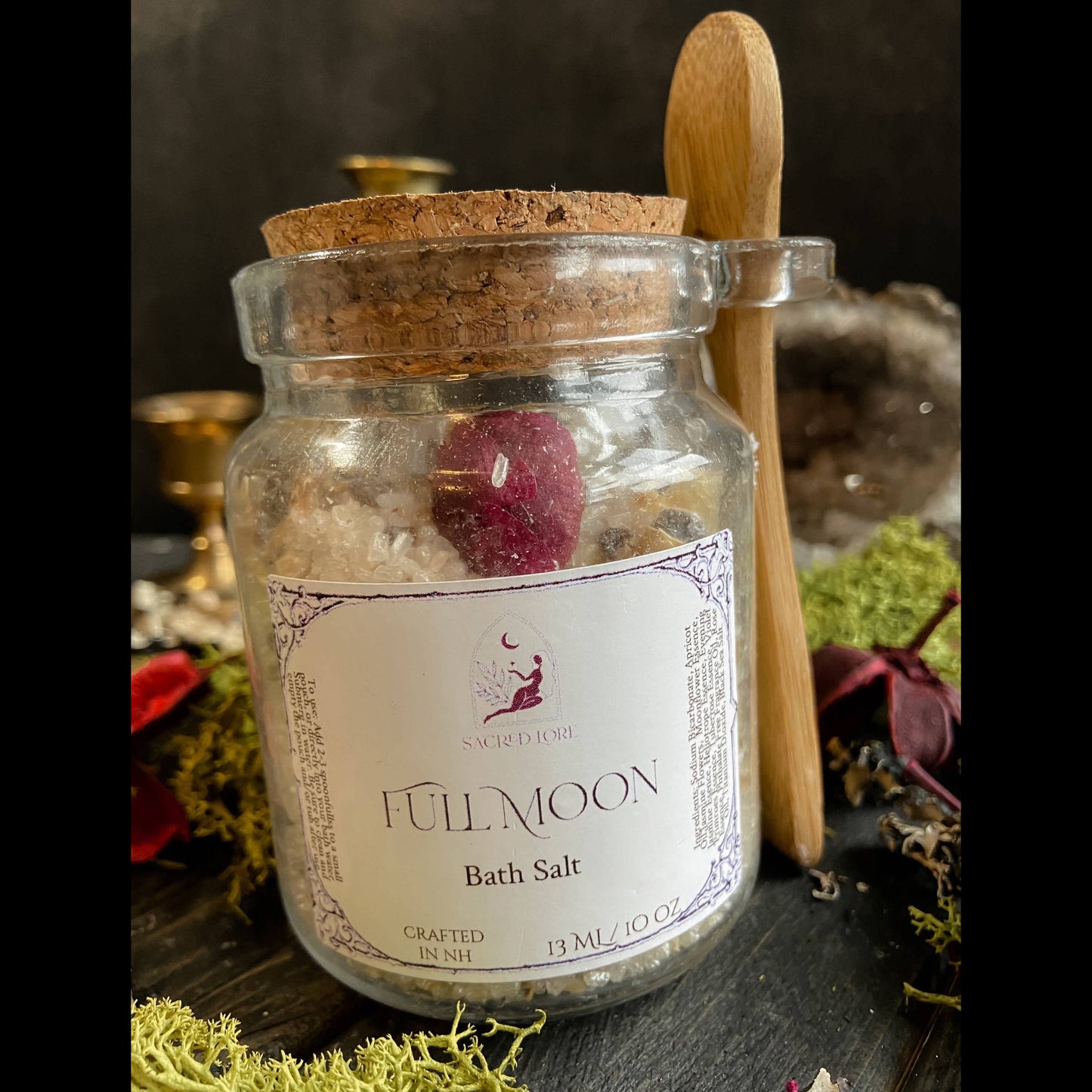 Sacred Lore - Full Moon Bath Soak, Bath Salt (8 oz)