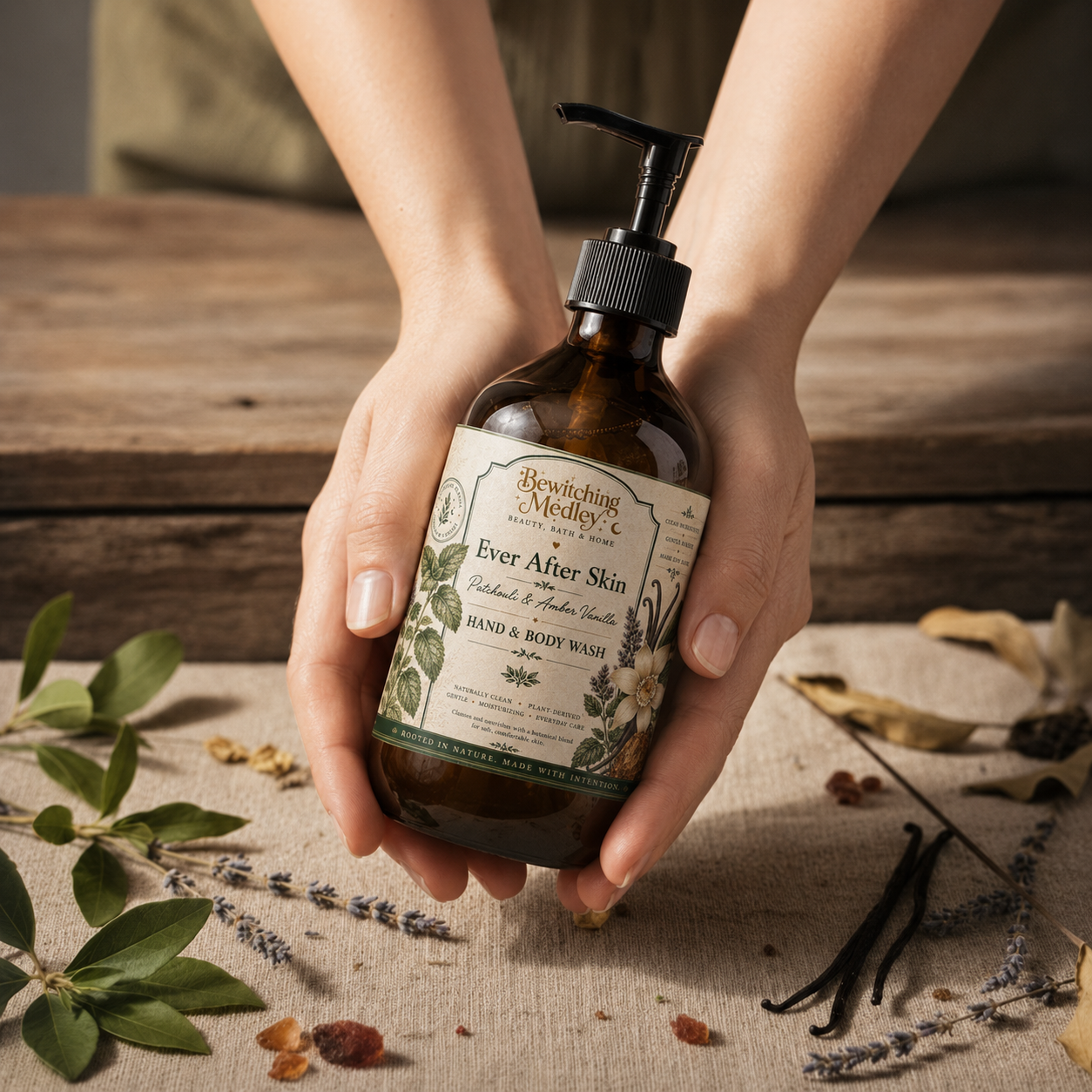 Ever After Skin™ Patchouli & Amber Vanilla Hand & Body Wash