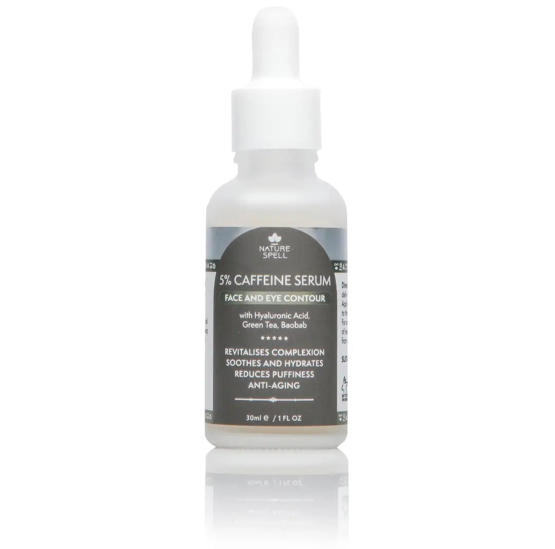 Nature Spell 5% Caffeine Serum - Face & Eye Contour - 1 fl oz