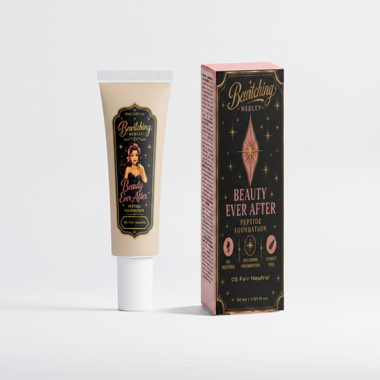 Beauty Ever After Foundation — Tube & Box Side by Side