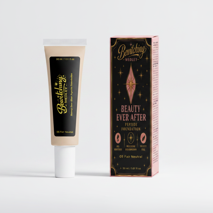 Beauty Ever After Peptide Foundation - Tube and Box