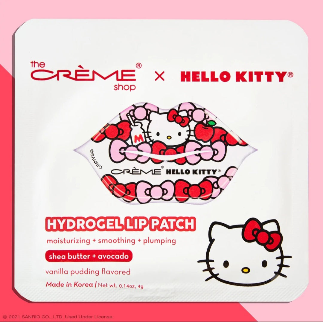 The Creme Hello Kitty Hydrogel Lip Patch with Shea Butter + Avocado