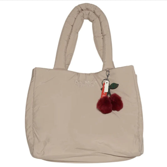 Totemica Puffy Bag with Fluffy Cherry Charm