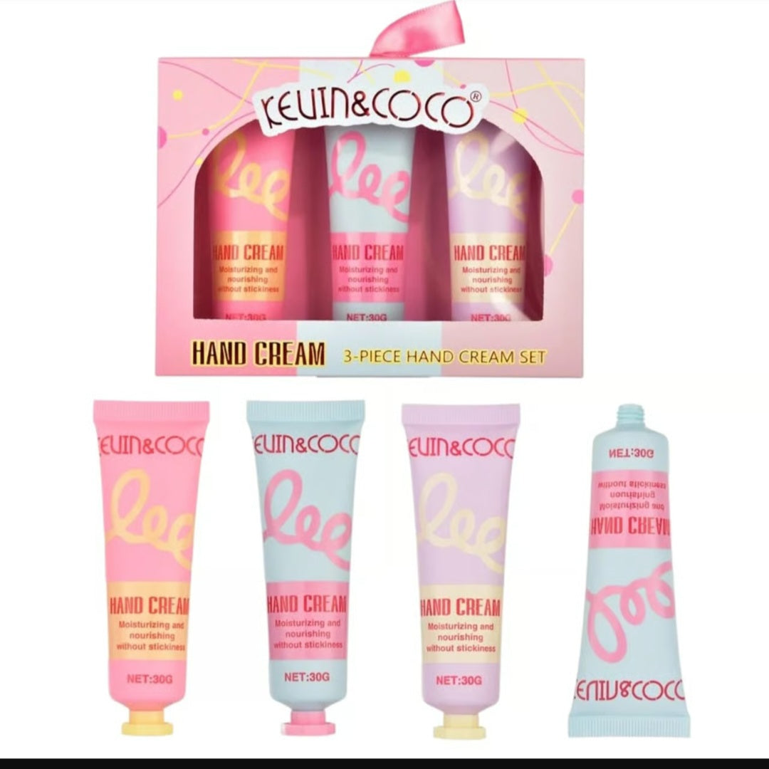 Kevin & Coco Hand Cream 3-Piece Set (.30g ea)