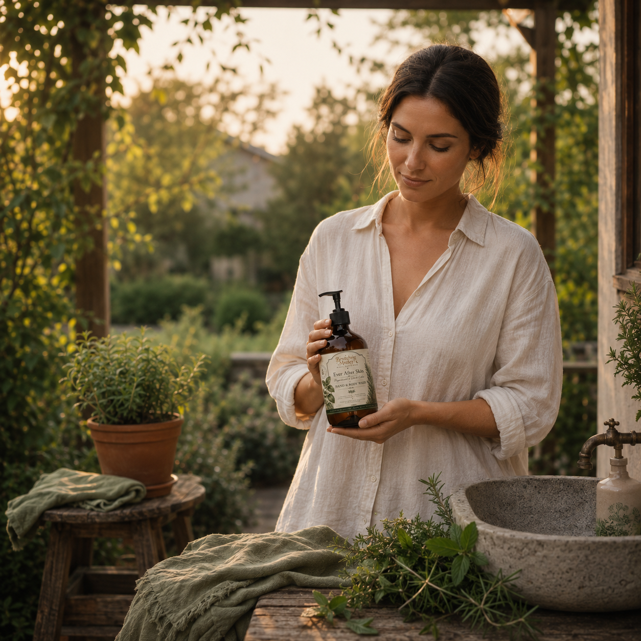 Ever After Skin™ Peppermint & Dark Cedar Hand & Body Wash