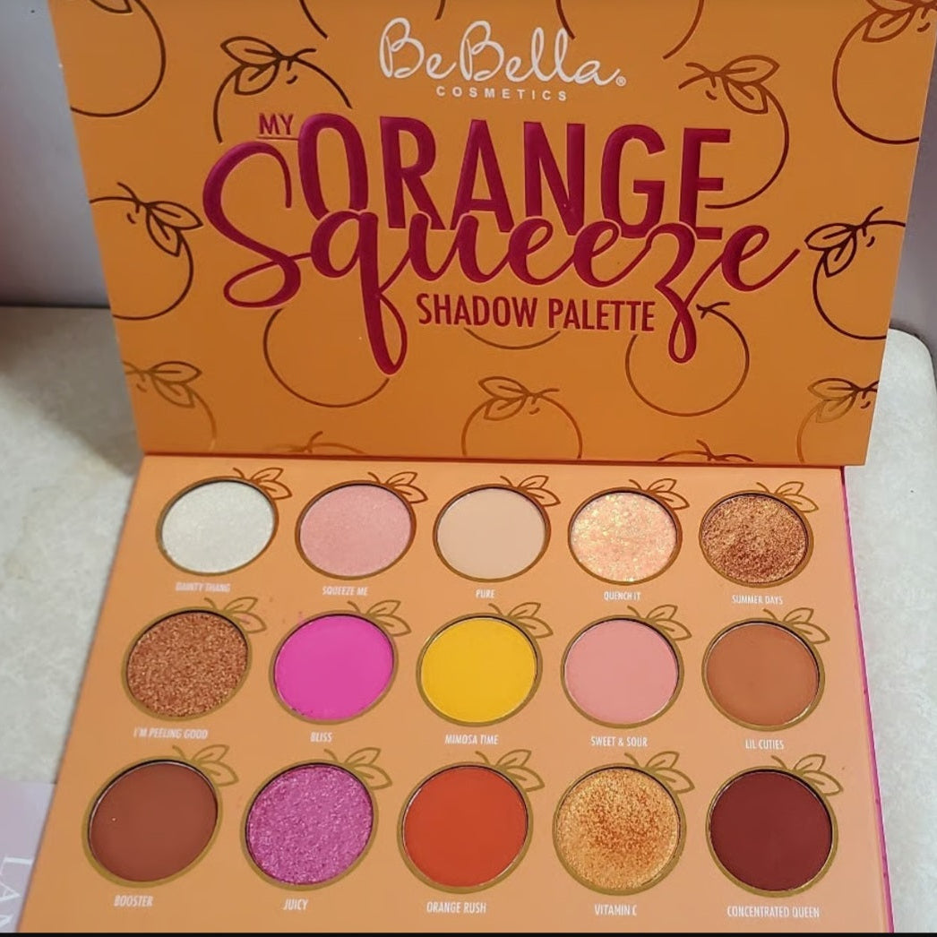 Be Bella My Orange Squeeze 15- Color Eyeshadow Palette