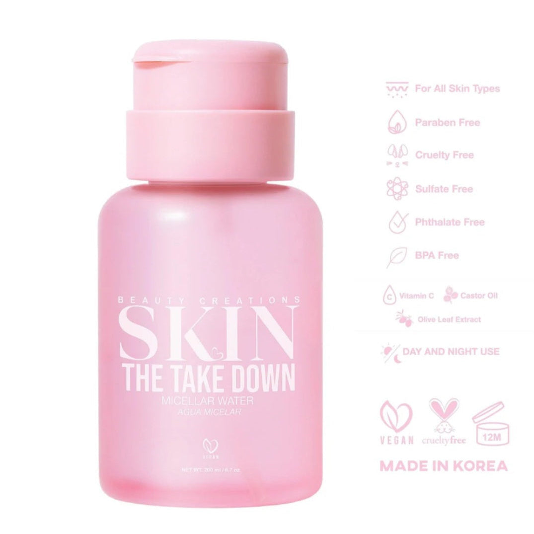 Beauty Creations Skin The Take Down Micellar Water (200 ml/6.7 fl oz)