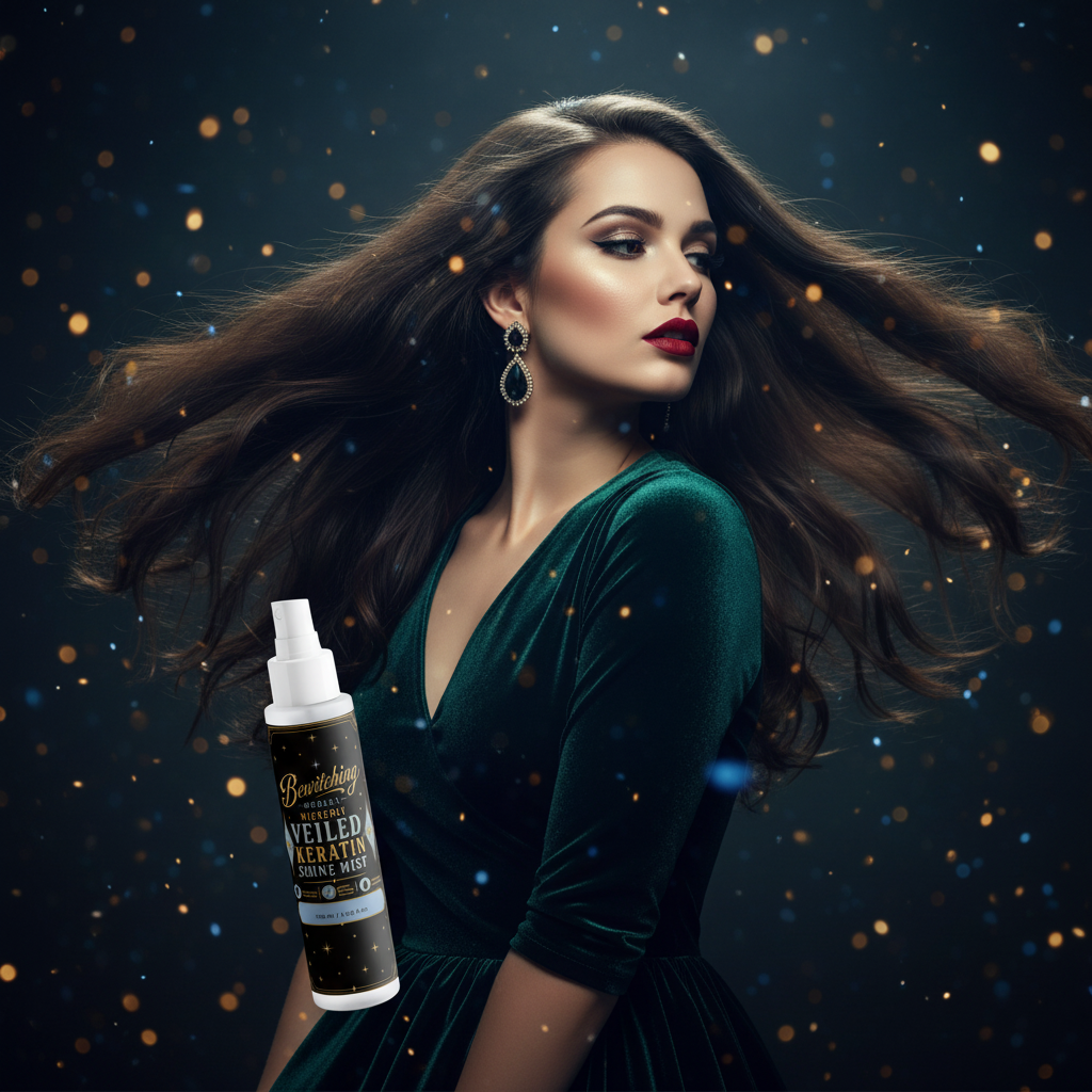 Wickedly Veiled Keratin Shine Mist Editorial